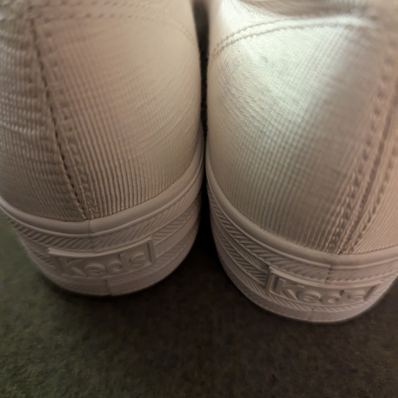 Keds White Slip-On Sneakers with Bow - Picture 2 of 4
